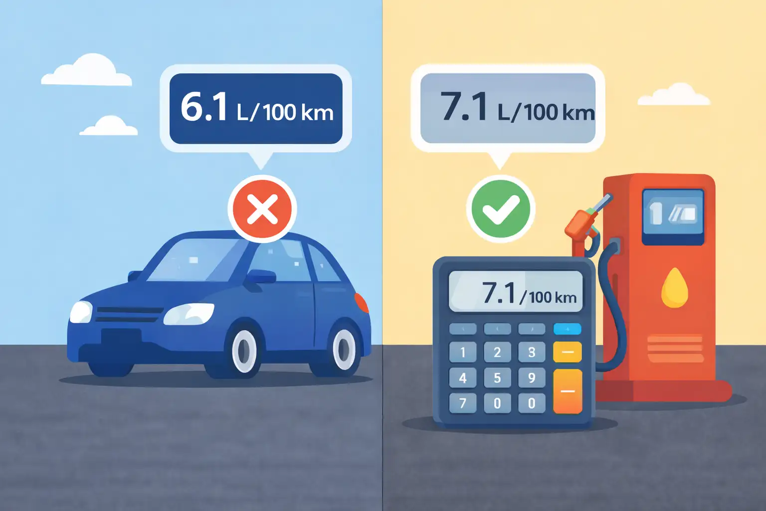 Dlaczego komputer zaniża spalanie?