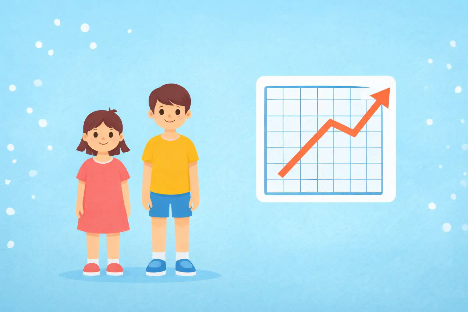 Średni wzrost dziecka 0–18 lat – tabela norm dla chłopców i dziewczynek