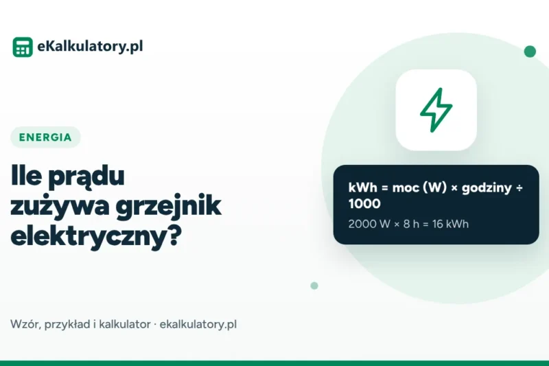 Ile prądu zużywa grzejnik elektryczny i farelka? Koszt na dzień i miesiąc