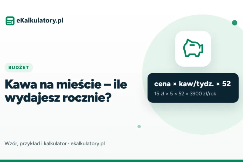 Kawa na mieście – ile wydajesz w skali roku?